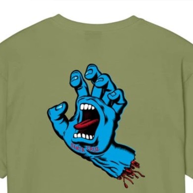Santa Cruz S/S T-Shirt Screaming Hand Chest T-shirt / Tanks