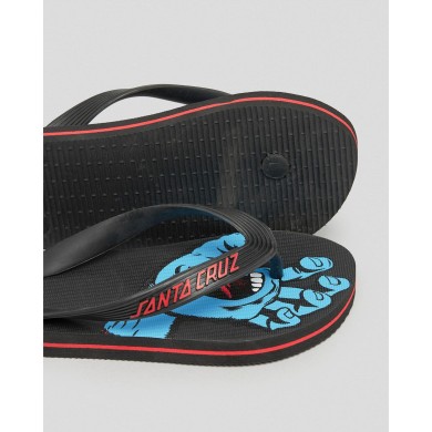 Santa Cruz Youth Flip Flops Screaming Hand Thong FOOTWEAR