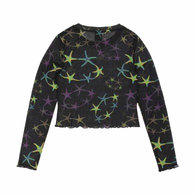 Santa Cruz Women's L/S Top Strip Digi Mesh Crop ΡΟΥΧΑ ΠΟΛΗΣ