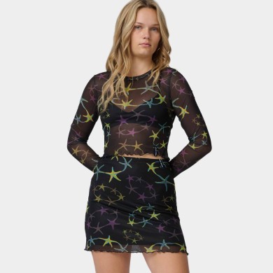 Santa Cruz Women's L/S Top Strip Digi Mesh Crop ΡΟΥΧΑ ΠΟΛΗΣ