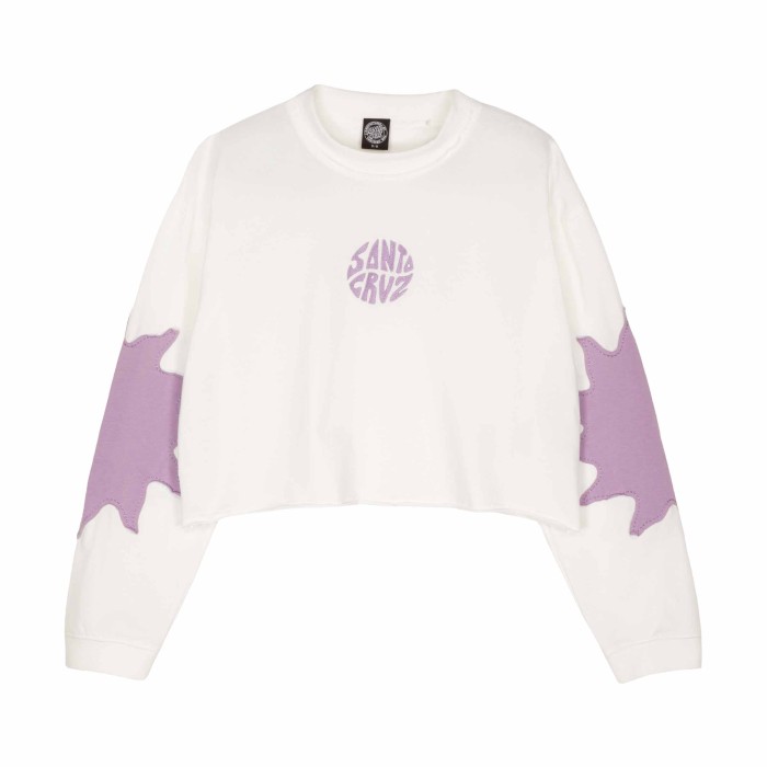 Santa Cruz Women's L/S T-Shirt Sun Daze Patch Top STREET WEAR