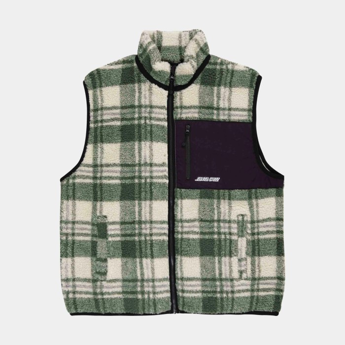 Santa Cruz Men's Vest Freestyle Check 