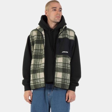 Santa Cruz Men's Vest Freestyle Check 