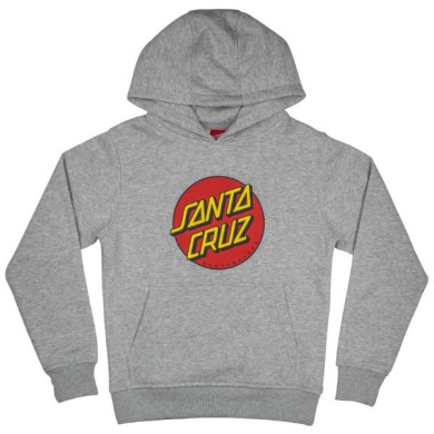 Santa Cruz Kids Hoodie Classic Dot Black STREET WEAR