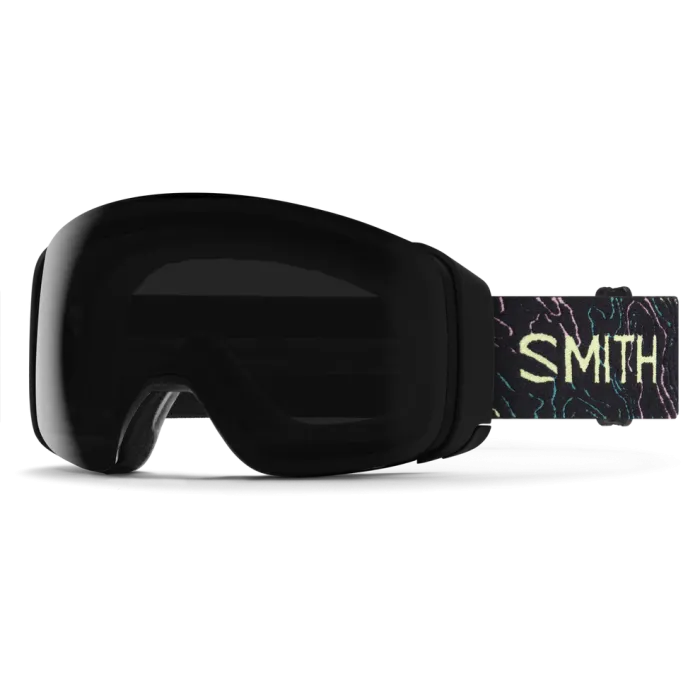 Smith Goggles 4D Mag Chroma Pop Sun Black/Storm Blue Mirror SNOW SPORTS