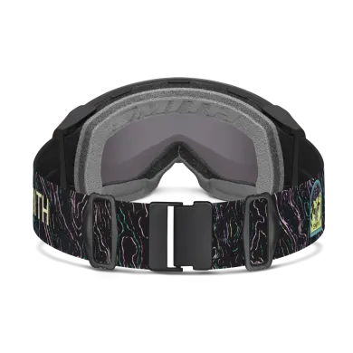 Smith Goggles 4D Mag Chroma Pop Sun Black/Storm Blue Mirror SNOW SPORTS