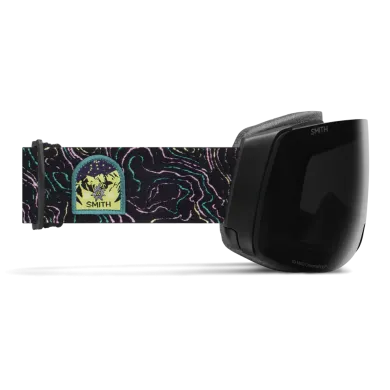 Smith Goggles 4D Mag Chroma Pop Sun Black/Storm Blue Mirror SNOW SPORTS
