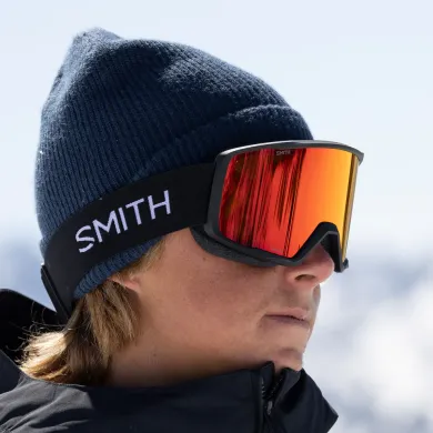 Smith Goggles Tribute Red Sol X Mirror SNOW SPORTS