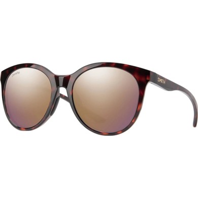 Smith Sunglasses Bay Side Chroma Pop Polarized Rose Gold Mirror ACCESSORIES