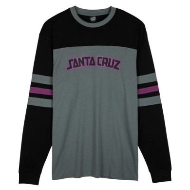 Santa Cruz L/S T-Shirt Custom Top Arch Strip MEN
