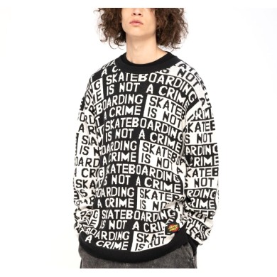 Santa Cruz Crew Not a Crime Knit Santa Cruz Crew Not a Crime Knit