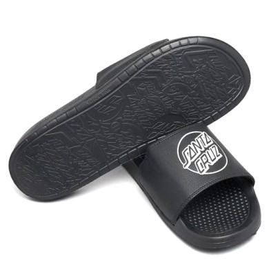 Santa Cruz Mens Flip Flops Opus Dot Slides FOOTWEAR