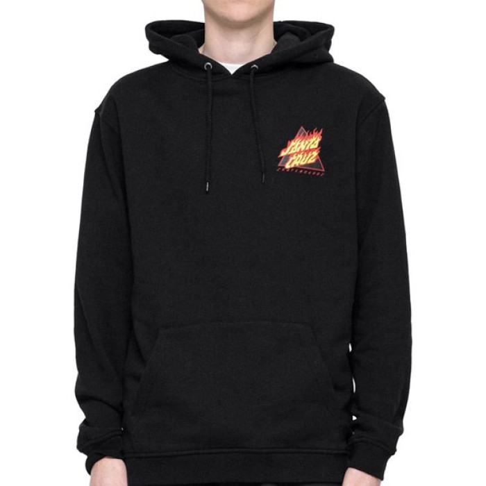 Santa Cruz Men's Hoodie Flamed Not A Dot Santa Cruz Men's Hoodie Flamed Not A Dot