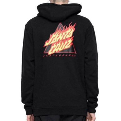 Santa Cruz Men's Hoodie Flamed Not A Dot Santa Cruz Men's Hoodie Flamed Not A Dot