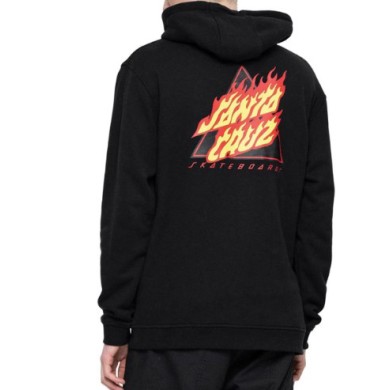 Santa Cruz Men's Hoodie Flamed Not A Dot Santa Cruz Men's Hoodie Flamed Not A Dot