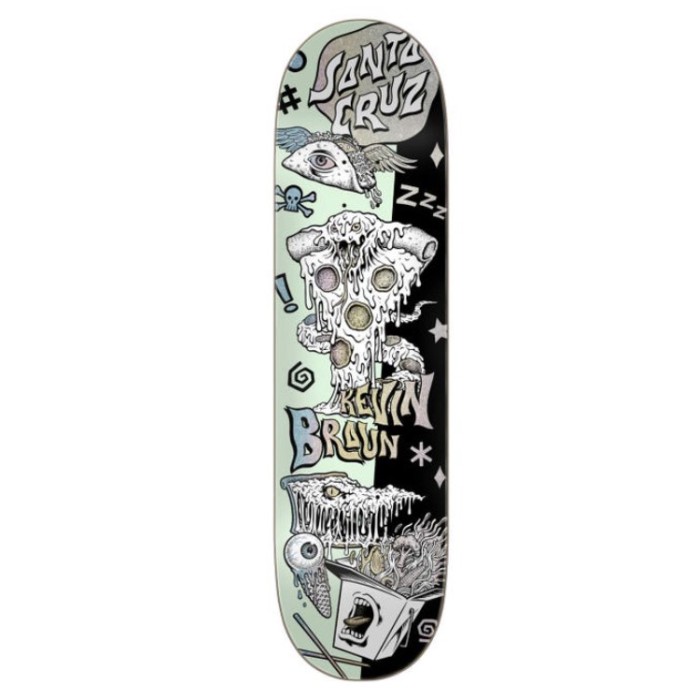 Santa Cruz Skateboard VX Deck Braun Fever Dream