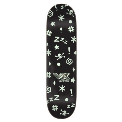 Santa Cruz Skateboard VX Deck Braun Fever Dream