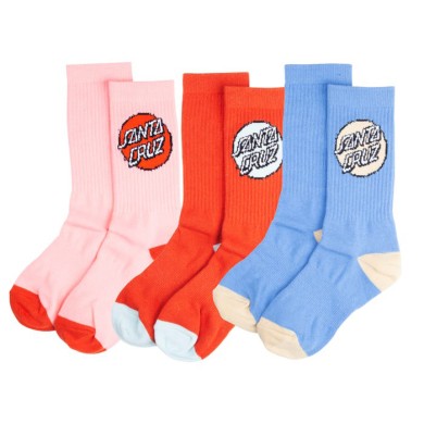 Santa Cruz Socks Pop Dot (3 Pack)