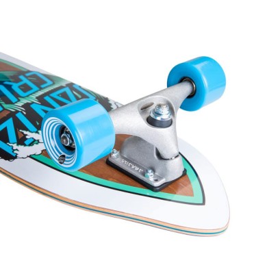 Santa Cruz Wave Dot Cut B Surf Skate Complete - Premium Skateboard Santa Cruz Wave Dot Cut B Surf Skate Complete - Premium Skateboard