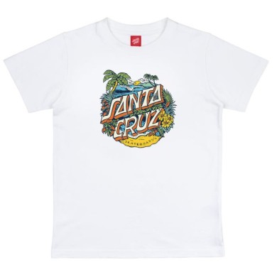 Santa Cruz Youth S/S T-Shirt Aloha Dot Front