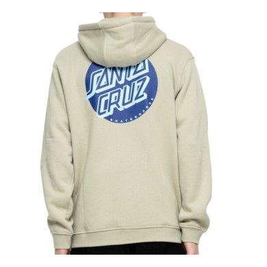 Santa Cruz Men's Hoodie with Zip Shadowless Dot STREET WEAR