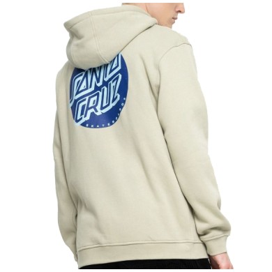 Santa Cruz Men's Hoodie with Zip Shadowless Dot STREET WEAR
