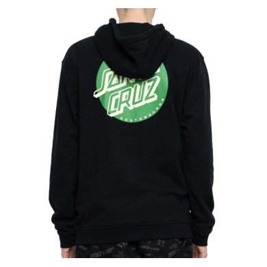 Santa Cruz Men's Hoodie with Zip Shadowless Dot STREET WEAR