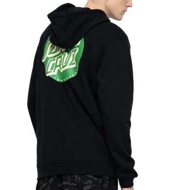 Santa Cruz Men's Hoodie with Zip Shadowless Dot STREET WEAR