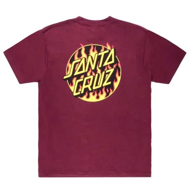 Santa Cruz x Thrasher S/S T-Shirt Thrasher Flame Dot MEN
