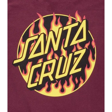 Santa Cruz x Thrasher S/S T-Shirt Thrasher Flame Dot MEN
