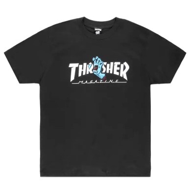 Santa Cruz x Thrasher Ανδρικό T-Shirt Screaming Logo Πράσινο