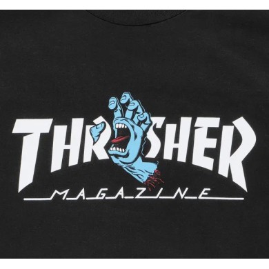 Santa Cruz x Thrasher Ανδρικό T-Shirt Screaming Logo Πράσινο