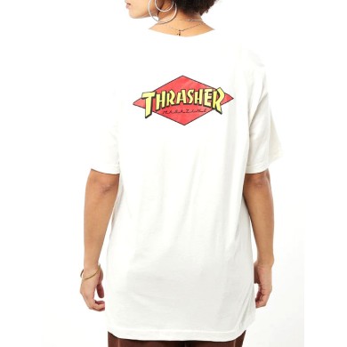 Santa Cruz  x Thrasher Womens S/S T-Shirt Thrasher Diamond WOMEN
