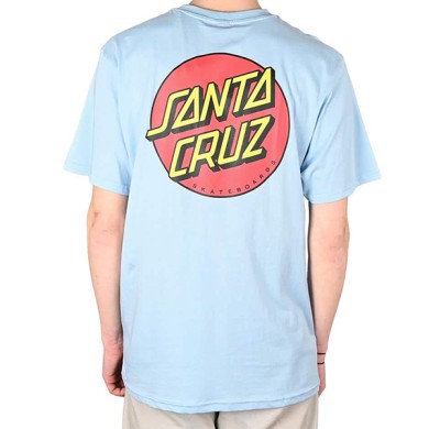 Santa Cruz Ανδρικό T-Shirt Classic Dot Chest Γαλάζιο 