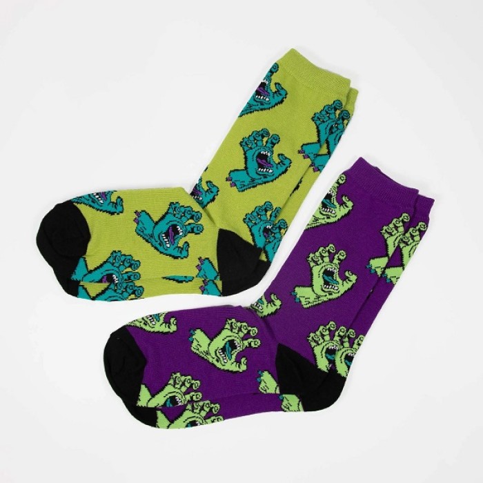 Santa Cruz Socks Multi Hand Sock (2 Pack) Santa Cruz Socks Multi Hand Sock (2 Pack)