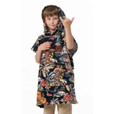 Slowtide Kids Poncho Island Breeze Slowtide Kids Poncho Island Breeze