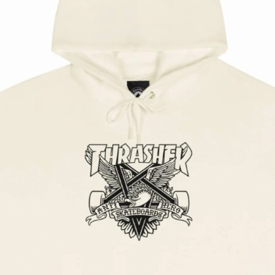 Thrasher X Antihero Men's Hoodie Eaglegram STREET WEAR