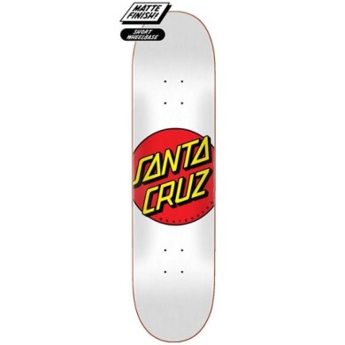 Santa Cruz Classic Dot Skateboard Deck - 8.00in x 31.62in