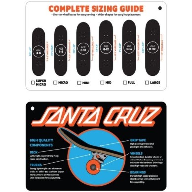 Santa Cruz Complete Skateboard Classic Dot Full Sk8 8.00in x 31.25in KIDS