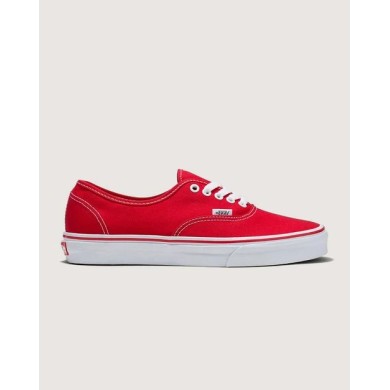 VANS SHOE AUTHENTIC RED FOOTWEAR