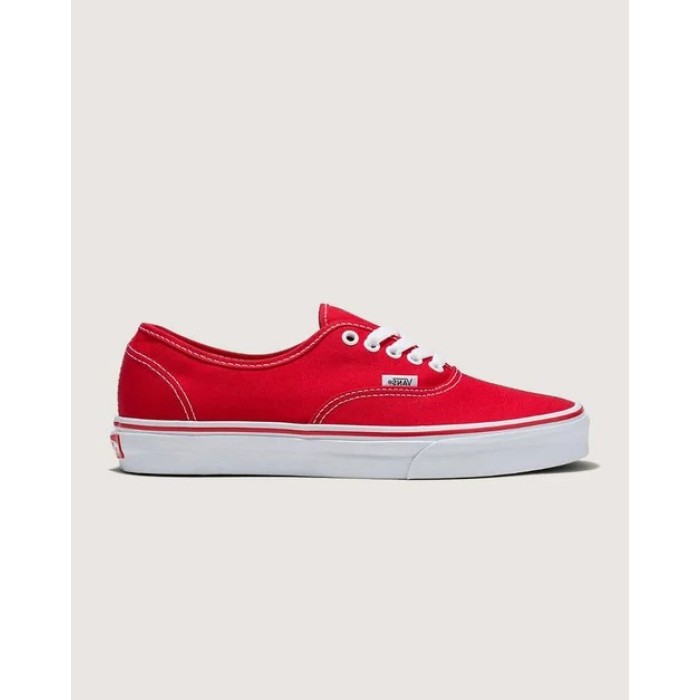 VANS SHOE AUTHENTIC RED FOOTWEAR VANS SHOE AUTHENTIC RED FOOTWEAR