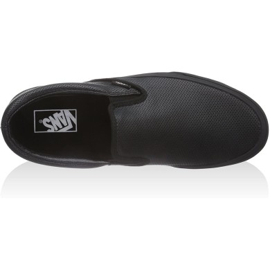 VANS SHOES CLASSIC SLIP ON PERF LEATHER 