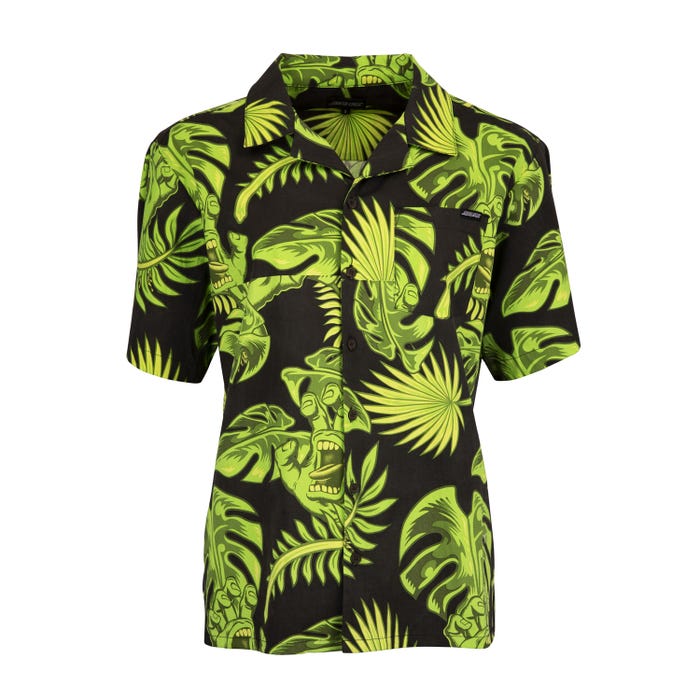 Santa Cruz Men's Short Sleeve Shirt Cabana STREET WEAR Santa Cruz Men's Short Sleeve Shirt Cabana STREET WEAR