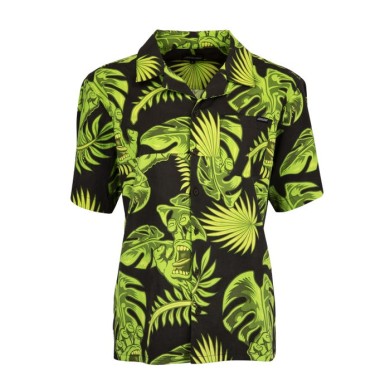 Santa Cruz Men's Short Sleeve Shirt Cabana STREET WEAR Santa Cruz Men's Short Sleeve Shirt Cabana STREET WEAR