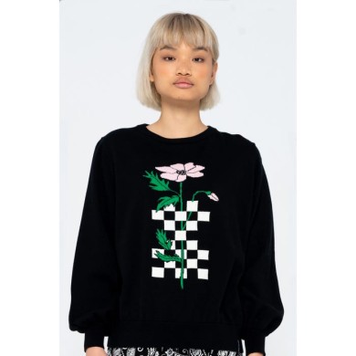 Santa Cruz Wns Crew Checkerbloom Knit Santa Cruz Wns Crew Checkerbloom Knit