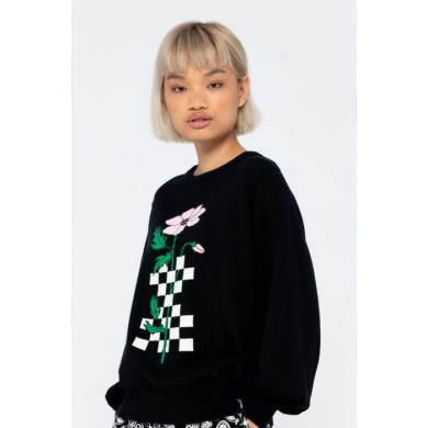 Santa Cruz Wns Crew Checkerbloom Knit Santa Cruz Wns Crew Checkerbloom Knit