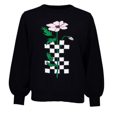 Santa Cruz Wns Crew Checkerbloom Knit Santa Cruz Wns Crew Checkerbloom Knit