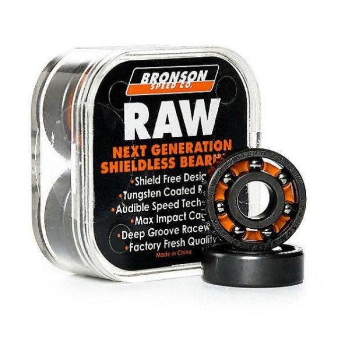 BRONSON RAW SPEED BEARINGS BRONSON RAW SPEED BEARINGS