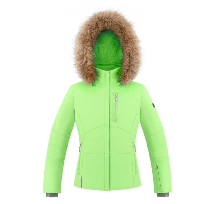 Poivre Blanc Girls Stretch Ski Jacket Green Jackets Poivre Blanc Girls Stretch Ski Jacket Green Jackets