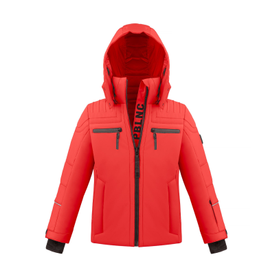 Poivre Blanc Boys Reflective Ski Jacket Red Poivre Blanc Boys Reflective Ski Jacket Red